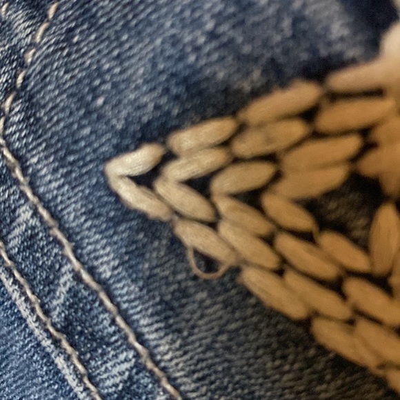 Vigoss Jeans mini denim skirt with buttoned back pockets - Picture 11 of 13